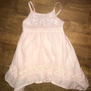 💗Tahari Baby Girl Summer Dress, Soft Pink
